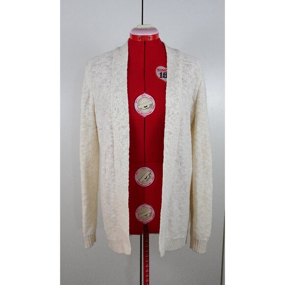 J. Crew Factory Open Cardigan Sweater in Cream - Picture 1 of 8